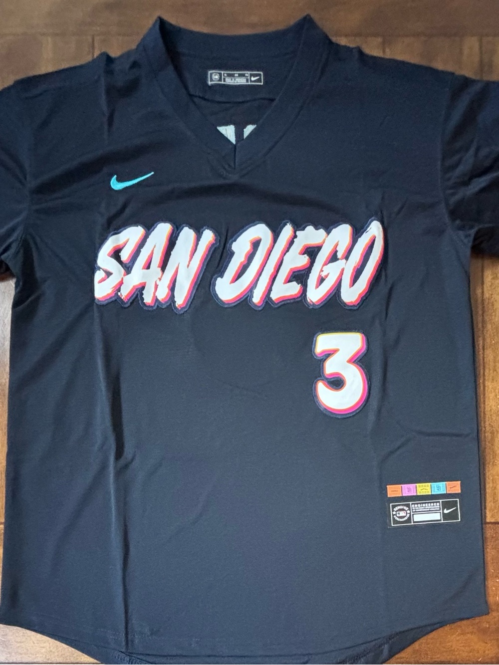 San Diego Padres Jackson Merrill Adult XL City Connect Jersey NWT